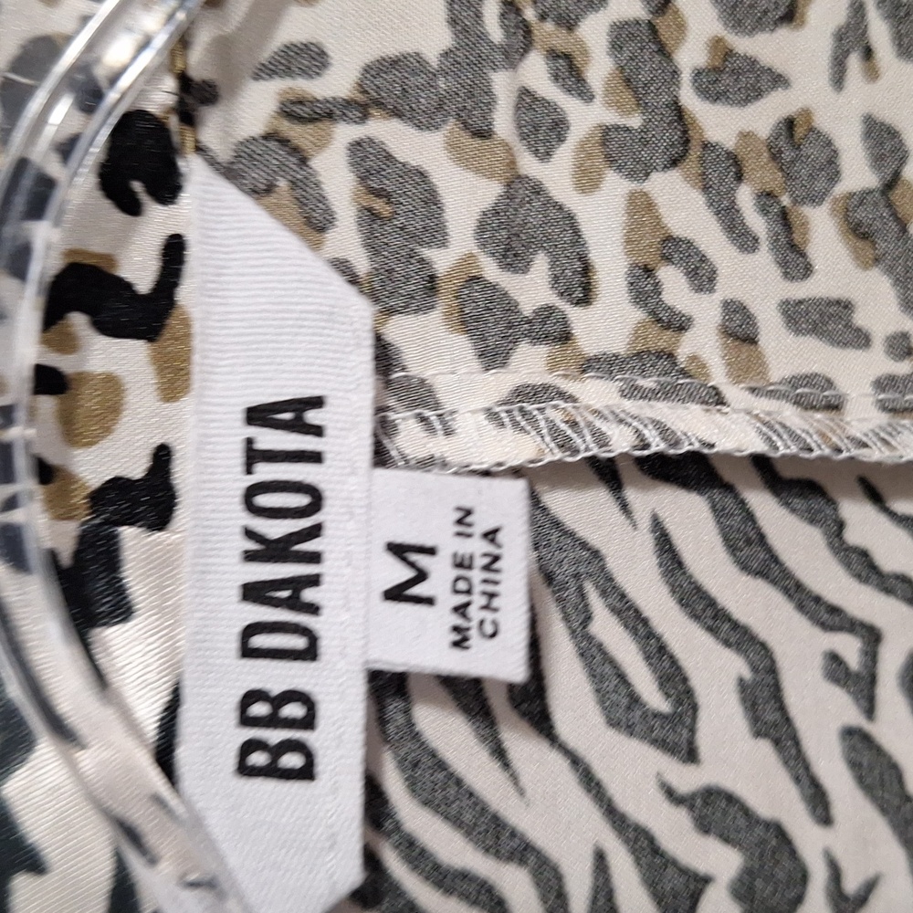 BB Dakota silky shorts pajama set - M - animal print - Picture 7 of 10